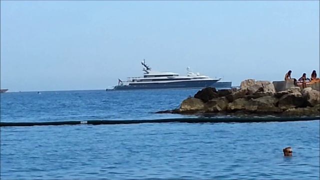 Monaco Monteсarlo пляж - короткий обзор часть 5ая