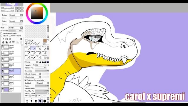 - Dark Ragon (FANART) Speedpaint - SAI смотреть онлайн