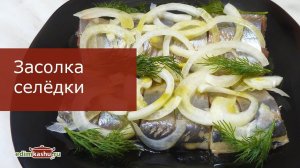 Как засолить Селедку целиком в рассоле - очень простой рецепт!