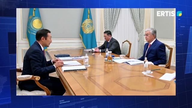 Президент Қ.Сарыбайды қабылдады смотреть онлайн