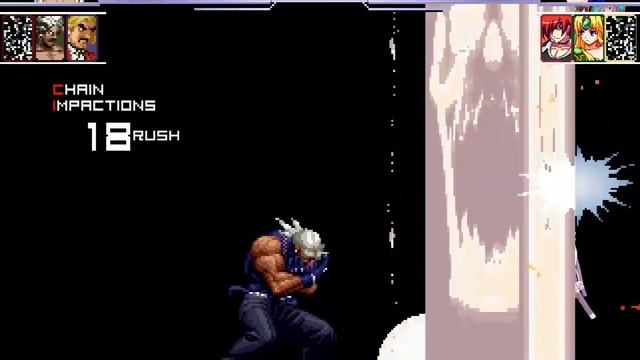 [KOF Mugen] Rugal Team VS Iori Team/Million Arthur Characters смотреть онлайн