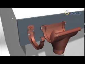 Монтаж водосточной системы Galeco PVC (ПВХ)
