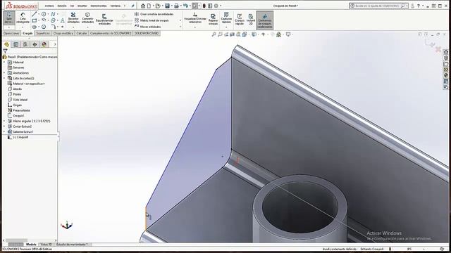 Ejercicio de miembro estructural y soldadura Solidworks 2018 смотреть онлайн