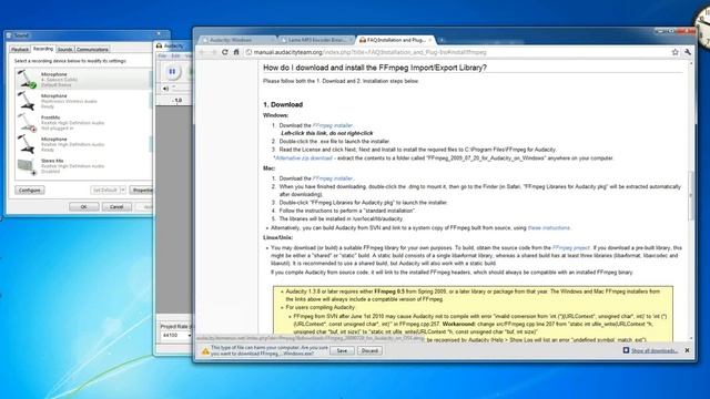 Audacity - Lesson 1 - Import M4A, Save to MP3 смотреть онлайн