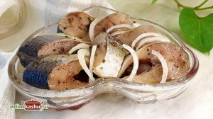 Как засолить селедку. Кусочками. ⭐ Быстро! Просто! Вкусно!