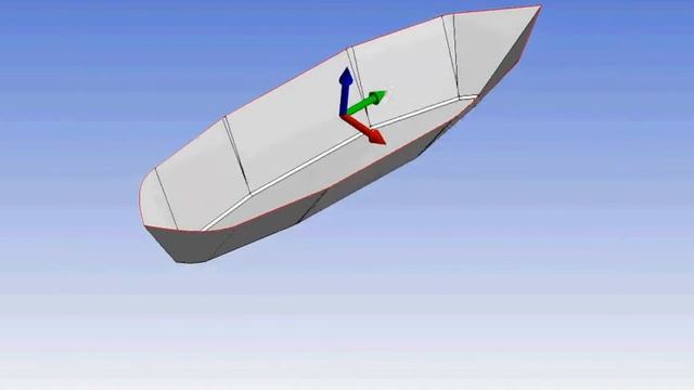 Floating Boat Ansys AQWA смотреть онлайн