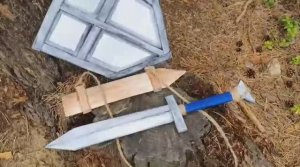 Меч и щит из бумаги