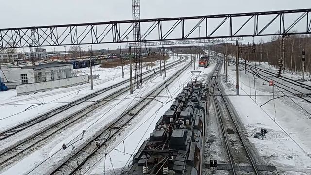 Электровоз ВЛ80С-1034 Следует Резервом В Депо смотреть онлайн