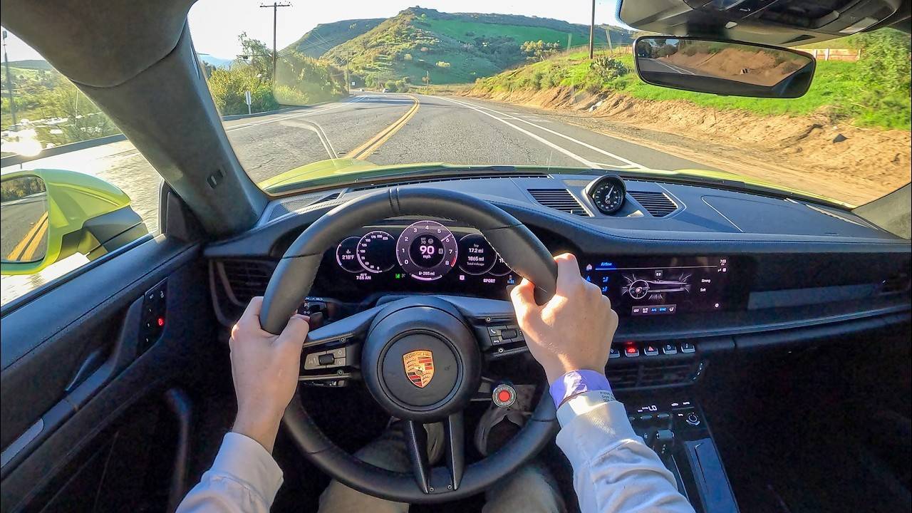 2025 PORSCHE 911 CARRERA S - POV TEST DRIVE Тест драйв авто от первого лица смотреть онлайн