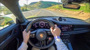 2025 PORSCHE 911 CARRERA S - POV TEST DRIVE  Тест драйв авто от первого лица