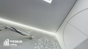 Натяжной потолок BAUF на еврокрабе.