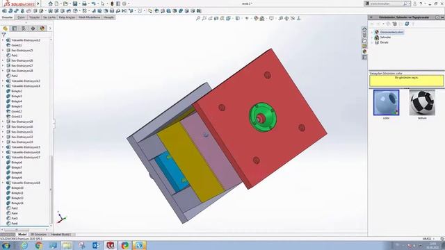 GERİ VURUCU VE YAY TASARIMI - FLANŞ TASARIMI - KALIP EĞİTİMİ смотреть онлайн