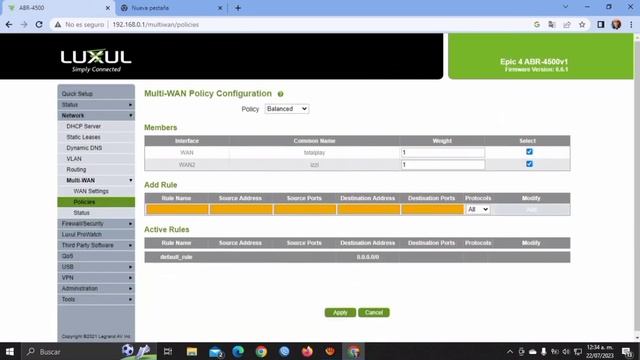 balanceador de carga luxul abr-4500, epic 4, configuración como fail over, смотреть онлайн