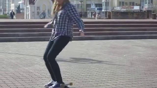 Ахаха)))Учусь кататься на скейте смотреть онлайн