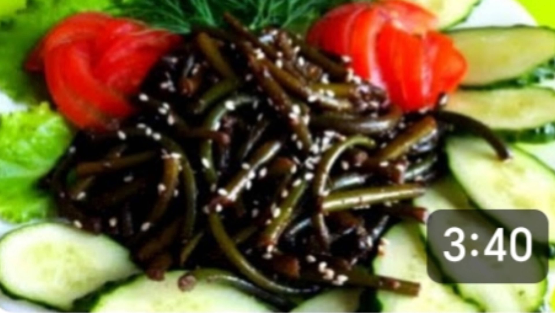 Чесночные стрелки по корейски. Очень вкусный и простой рецепт. Готовится быстро и легко. смотреть онлайн