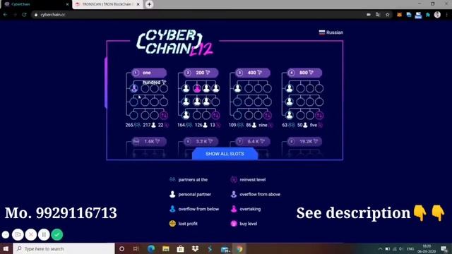 Cyber Chain Earning Proof New Tron Smart Contract | cyber chain full plan | new smart contract. смотреть онлайн