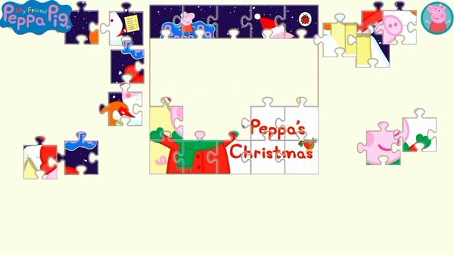 Peppa's Christmas _серия головоломок про свинку пеппу смотреть онлайн