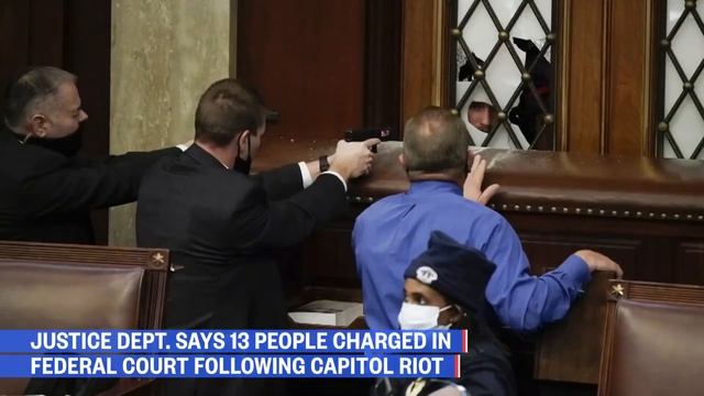 Department Of Justice Says 13 People Have Been Charged Following Pro-Trump Riot | NBC News NOW смотреть онлайн