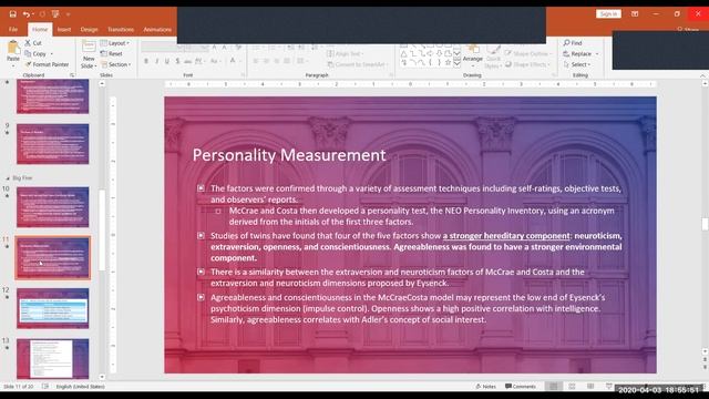 Personality Psych: Five Factor Model of Personality (FFM) & HEXACO Model смотреть онлайн