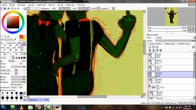 SPEED PAINT: Homestuck - Calliope & Caliborn смотреть онлайн