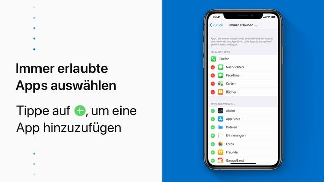 So verwendest du Auszeit in Bildschirmzeit смотреть онлайн
