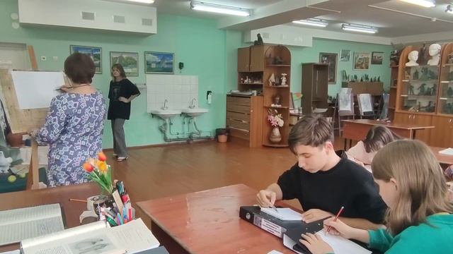 Открытый урок в Десногорской ДХШ смотреть онлайн