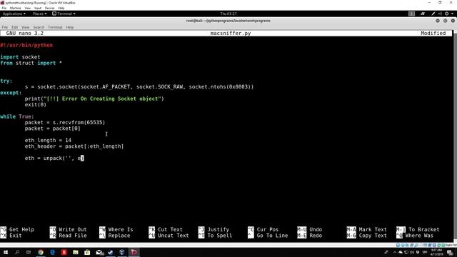 35 | Sniffers, Flooders, Spoofers | Getting Source And Destination MAC Address From Received Pa смотреть онлайн