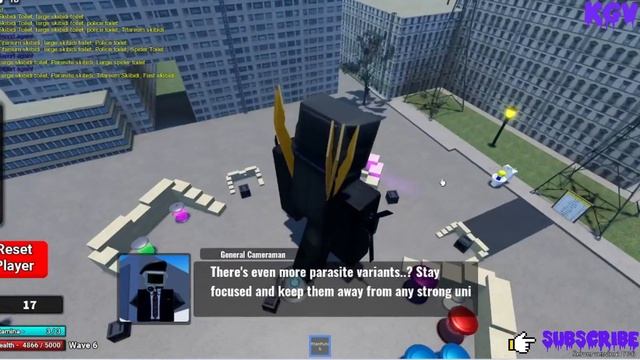 ROBLOX SKIBIDI TOILET NEW UPDATE CAMERAMAN VS SKIBIDI TOILET смотреть онлайн