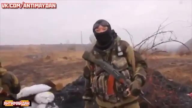 НОВОСТИ 2015 Ополченец ВАКАР! Знакомство с молодым бойцом смотреть онлайн