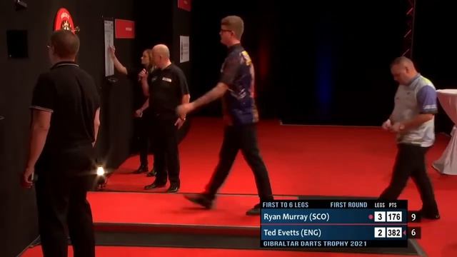 Ryan Murray v Ted Evetts | 2021 Gibraltar Darts Trophy | Round 1 смотреть онлайн