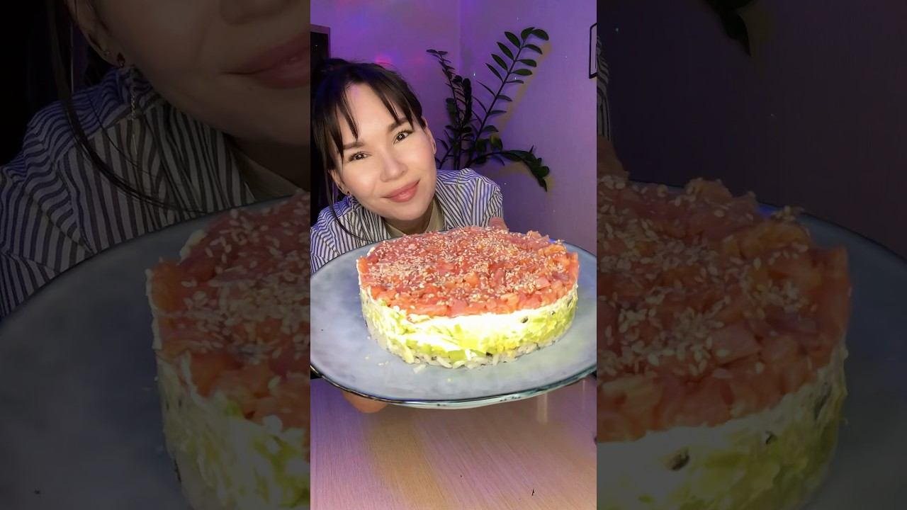 Муж будет целовать ваши ручки, уверяю! Приготовьте ему этот СУШИ - ТОРТ!