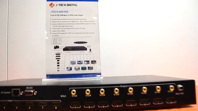 The Best 4K Matrix Switch 8X8 HDMI 2.0 HDR from InfoComm 2018 (Model: JTECH-8X8-H20) смотреть онлайн