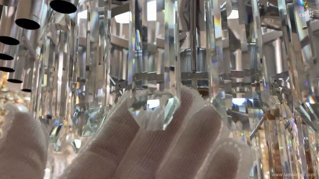 Люстра Лас Светас 43560/5 CH. Хром и прозрачный хрусталь. смотреть онлайн