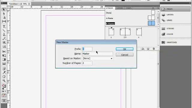Pages panel shortcuts in Adobe InDesign смотреть онлайн