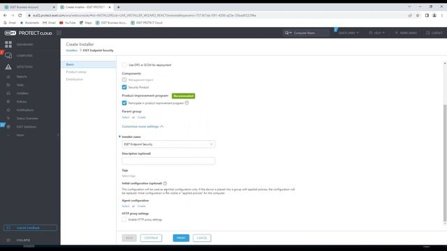 ESET PROTECT Cloud Console: izveidojiet instalētāju смотреть онлайн