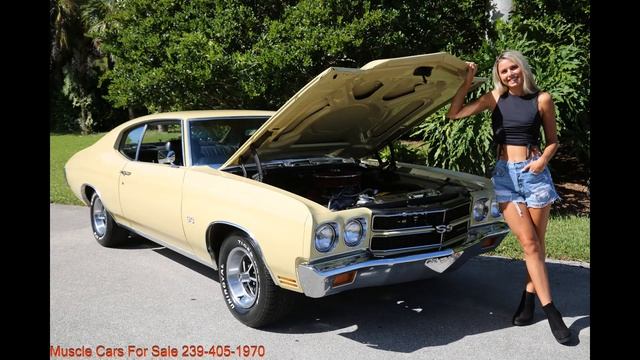 1970 Chevelle 383 Stroker Manual 12 Bolt $45000 239-405-1970 www.musclecarsforsale.com смотреть онлайн