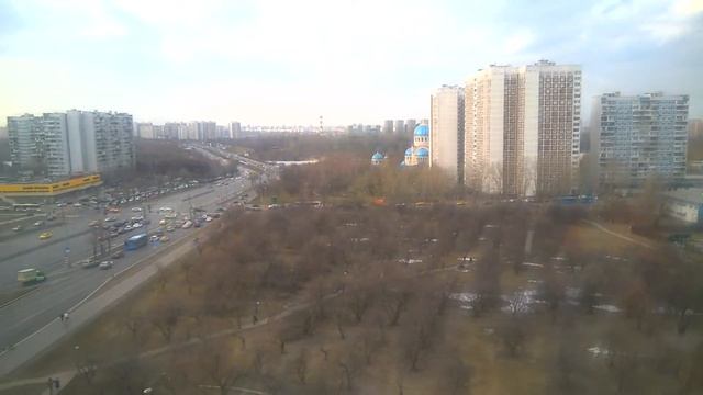 ТРЦ Каширская плаза . Вид сверху из панорамных окон на Орехово Борисово смотреть онлайн