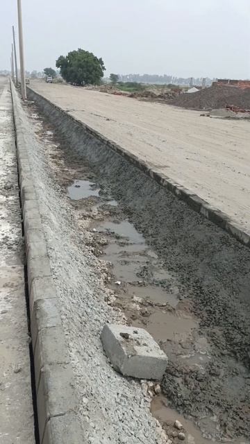 Road Median Kerb Stone work #arifengrs. смотреть онлайн