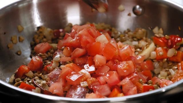 Mozzarella Linsen Shakshuka