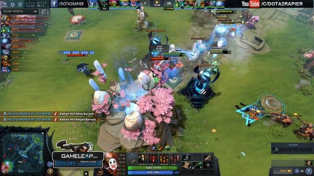 Miracle- RANDOMED Axe OFFLane vs GH-God - Dota 2 смотреть онлайн