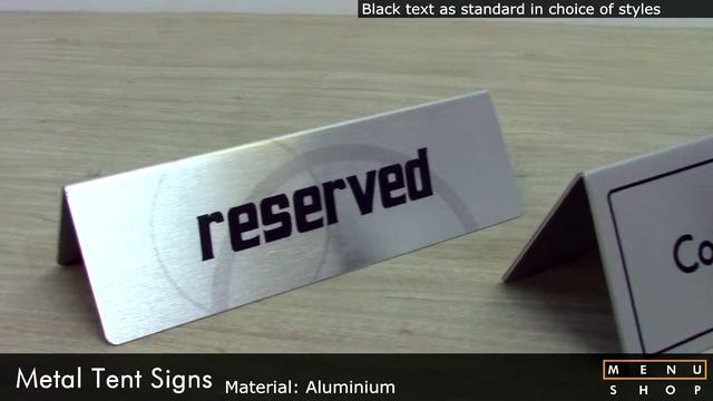 Metal Tent Signs смотреть онлайн
