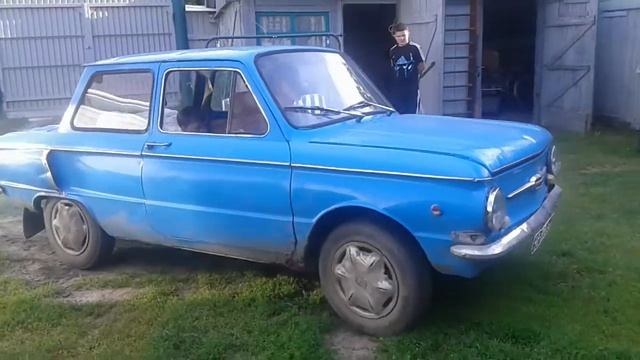 Мой Заз-968. Впервые завел!!! смотреть онлайн