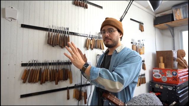 Setting Up Your Woodcarving Shop--Pt 1 Wall Organization смотреть онлайн