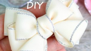 100% новая форма бантиков. Мастер-класс бантов из репсовых лент шириной 2,5 см