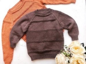 Подробный мк детского свитера регланом сверху с расчетами на все размеры