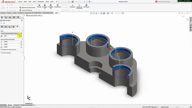 SolidWorks HSMWorks CAD/CAM/CNC [Imported file from inventor] (Video Tutorial) смотреть онлайн