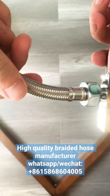 Cheap flexible braided hose, knitted connector water supply line,China Factory Manufacturer Supplie смотреть онлайн