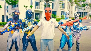 ГОРОД В ОПАСНОСТИ! Команда человека-паука  против Скибиди монстров. Spider-man vs. Skibidi toilets