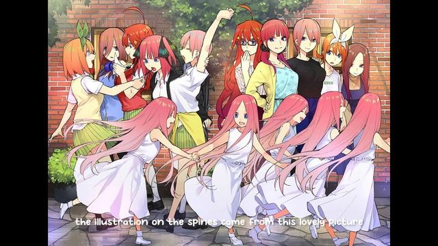 FULL COLOR gotoubun no hanayome manga // amazon japan haul смотреть онлайн