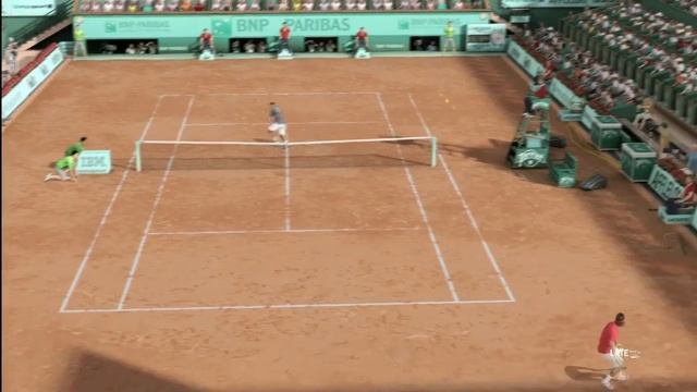 Jo-Wilfried Tsonga vs. Rafa Nadal - Unedited French Open Gameplay смотреть онлайн